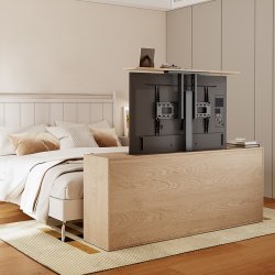 Maclean Smart Elektrisk Tv-Lift M. App Alexa Google Home 37''-80'' Max 60 Kg