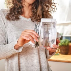 Black & Decker BXCJ25E Frugtpresser 25 W Gr, Transparent, Hvid