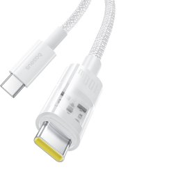 Baseus Gem USB C til USB C hurtigopladningskabel 1 m 100 W Hvid