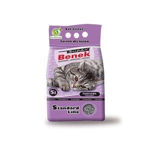 Certech Super Benek Standard Lavender - Klumpende kattegrus 5 l