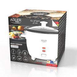 Riskoger ADLER AD 6418 300 W 0,6 L Hvid