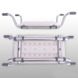 Indbygget bnk til badekar - justerbar