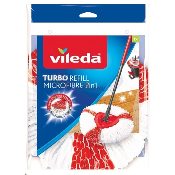 Vileda Turbo 2in1-rotationsmoppe refill