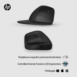 Hp Wireless Mouse 920 Ergo Vertical Black