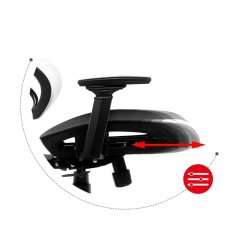 Huzaro Combat 8.0 White Gaming Stol