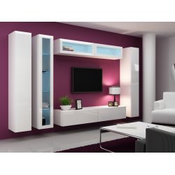 Kabinet Vigo "90" Glas 90/35/32 Hvid/Hvid Glans