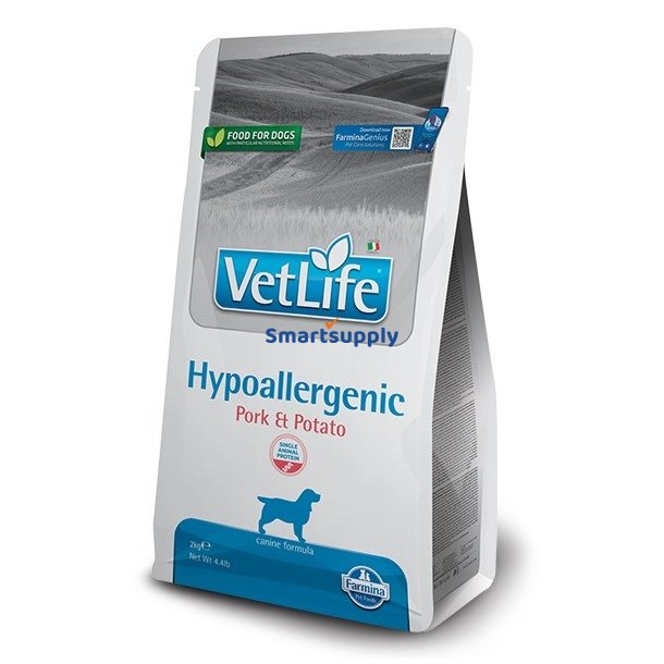 FARMINA Vet Life Hypoallergenic Pork & Potato- trfoder til hunde - 2 kg