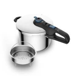 Trykkoger Tefal Secure Trendy 6L + Kurv I Rustfrit Stl
