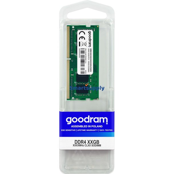 Goodram GR3200S464L22S/8G hukommelsesmodul 8 GB 1 x 8 GB DDR4 3200 Mhz