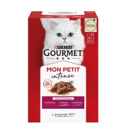 GOURMET Mon Petit Meat Mix - vdt kattefoder - 6 x 50 g