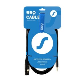 SSQ XLRMi0,5 - Kabel XLR hunkabel - Jack stereo 3,5 mm, 0,5 m