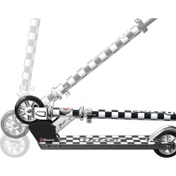 Kick Scooter Barbermaskine Model A Tjekket Ud