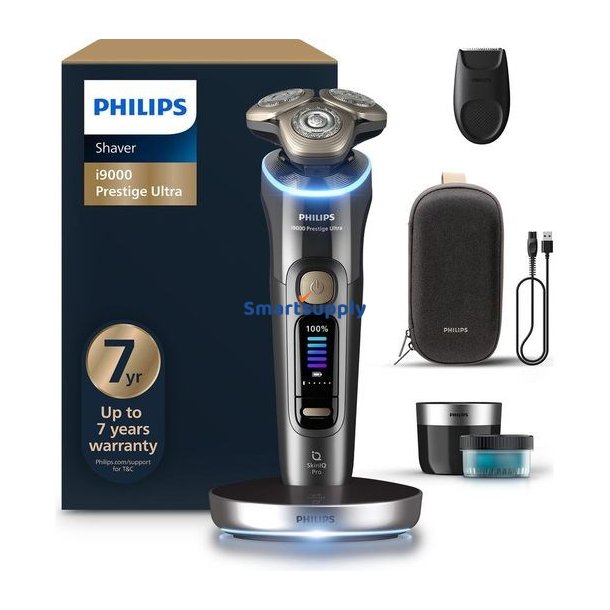 Philips i9000 Prestige Ultra XP9402/31 Elektrisk shaver vd og tr barbering med SkinIQ Pro