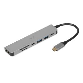 iBox IUH3SL4K interface hub USB Type-C 5000 Mbit/s Slv