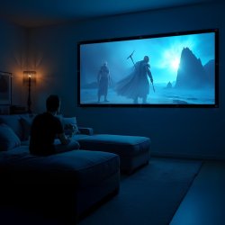 Maclean Projektionslrred, 150", 330X187cm, 25Mm 16:9 Kant, Spndekroge, Mc-167