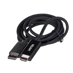 Unitek Kabel Displayport 1.2, Hdmi , 4K@60Hz, 1,8M, V1608a