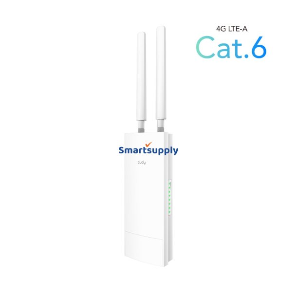 Cudy LT700 trdls router Gigabit Ethernet Dual-band (2,4 GHz / 5 GHz) 4G Hvid