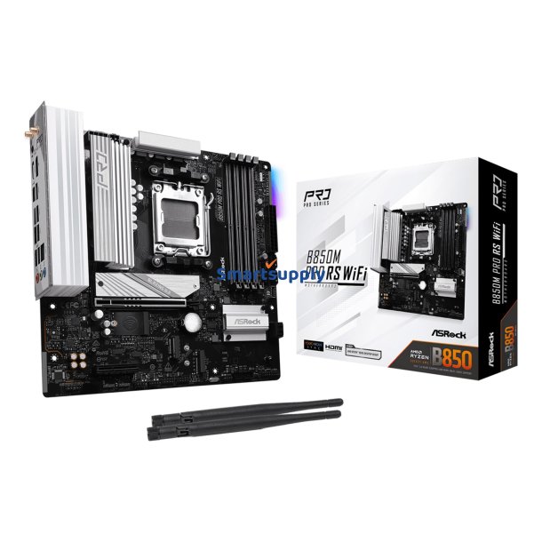 Asrock B850m Pro Rs Wi-Fi Amd B850 Socket Am5 Micro Atx