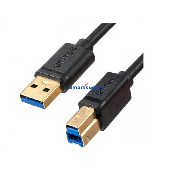 Unitek C14095bk Usb-A Til USB 3.0 Printerkabel, 2M