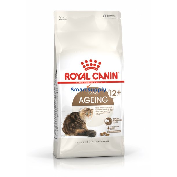 Royal Canin Senior Aging 12+ Trt Kattefoder Fjerkr, Grntsager 0,4 Kg
