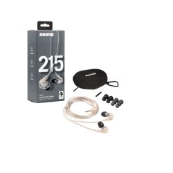 Shure SE215 Pro Headset Ledningsfrt I rerne Scene/studie Transparent