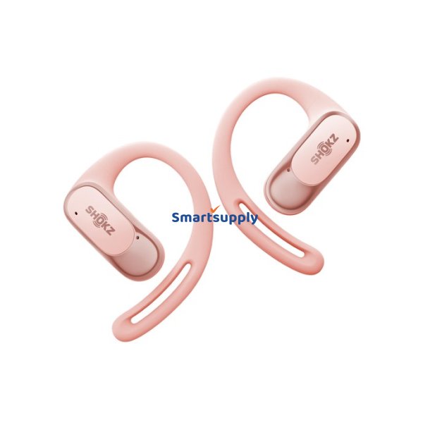 SHOKZ OpenFit Air Headset Trdls rekrog Opkald/Musik/Sport/Hverdag Bluetooth Rose