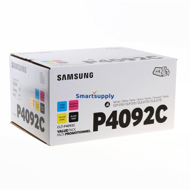 Samsung Value Pack P4092C / SU392A toner BCMY 4 stk original