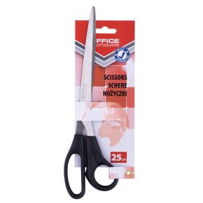 Saks ergonomisk sort 25 cm