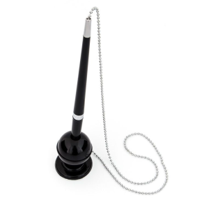 Skranke kuglepen selvklbende med kde - sort