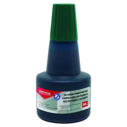 Stempelfarve til metalstempler 30ml gr�n