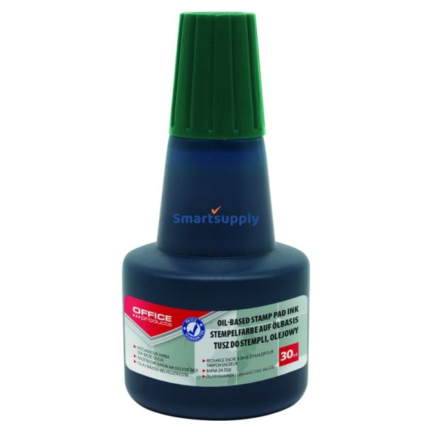 Stempelfarve til metalstempler 30ml grn