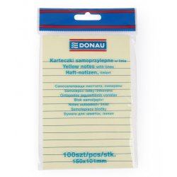 Sticky Notes linjeret blok 101x150 mm - 12 stk a&acute; 100 blade