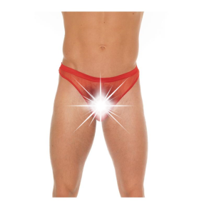 String Fishnet Red One Size