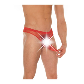 String Fishnet Red One Size