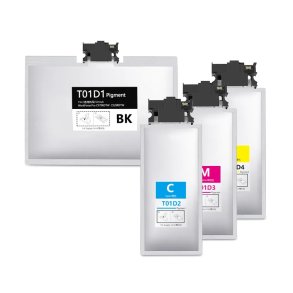 Epson T01D1/D2/D3/D4 blkpatroner 4 stk kompatibel multipakke