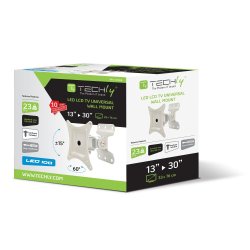 Teknisk Vgsttte Til LCD LED 13-30" Full Motion White" Ica-Lcd 201Wh