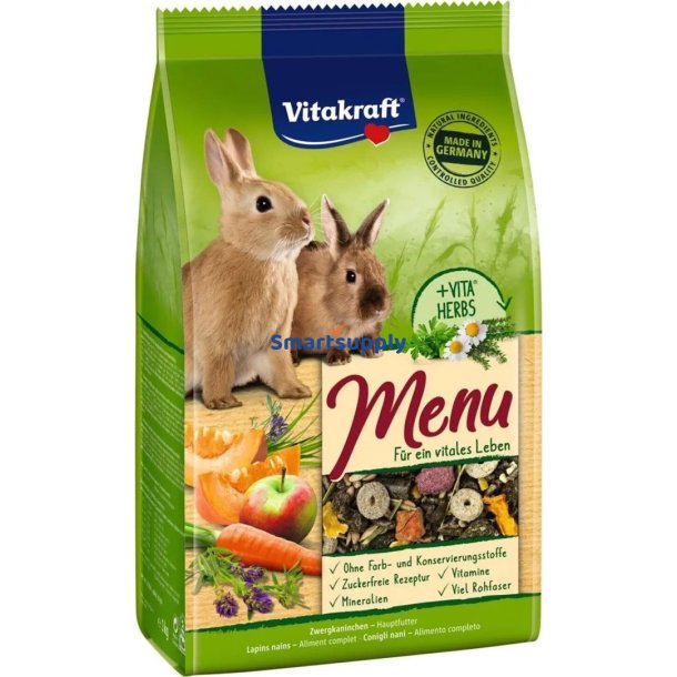 VITAKRAFT Menu Vital - foder til marsvin - 3 kg