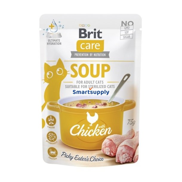 BRIT Care Soup Chicken - suppe til kat - 75g