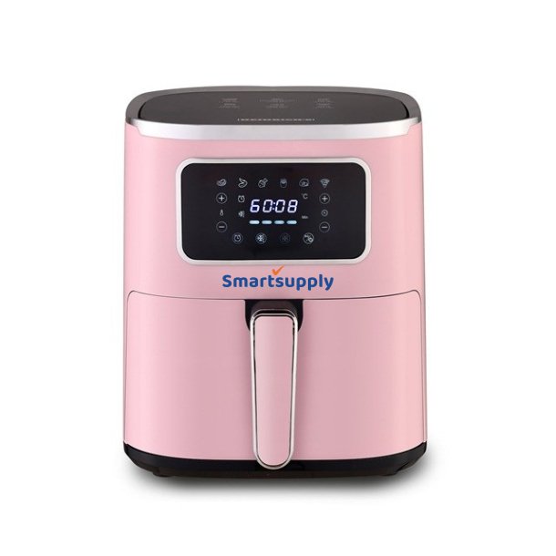 HeinrichS Hfr 8216 Varmluftfriture 5,0 L 1450 W Pink