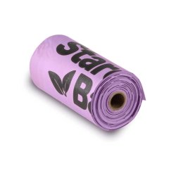 Stivelsesbag Bio Komposterbare Affringsposer Lilla  1X15 Stk