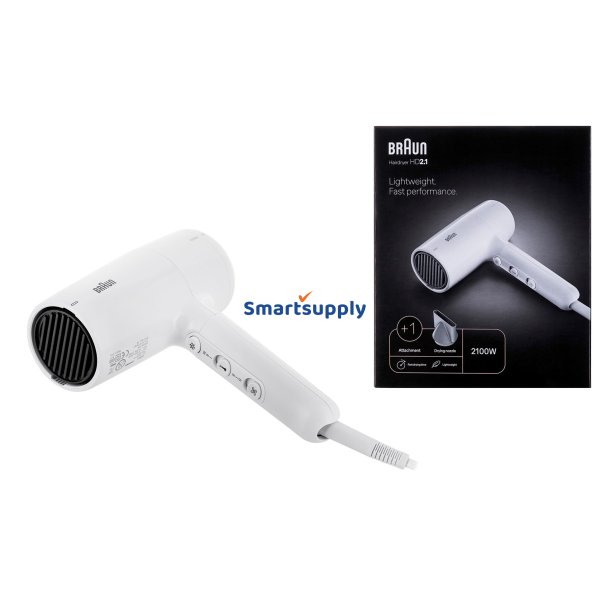 Braun HD 2.1 Med Hrtrrer 2100 W Hvid