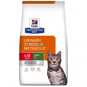 HILL'S PD Feline Urinary Stress + Metabolic c/d - Trt kattefoder - 1,5 kg