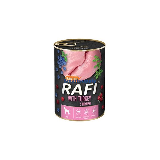 Dolina Noteci Rafi Hundevdfoder med kalkun, blbr og tranebr - 800 g