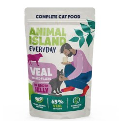 ANIMAL ISLAND Everyday Veal and poultry with liver - vd kattefoder - 4 x 85g