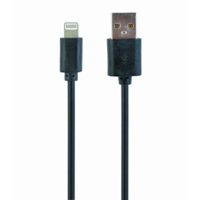 Gembird CC-USB2-AMLM-1M Lightning kabel Sort
