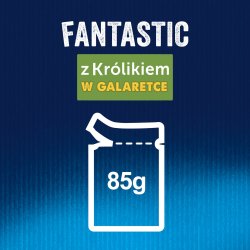 Purina Felix Fantastic  kanin i gel� - 85g