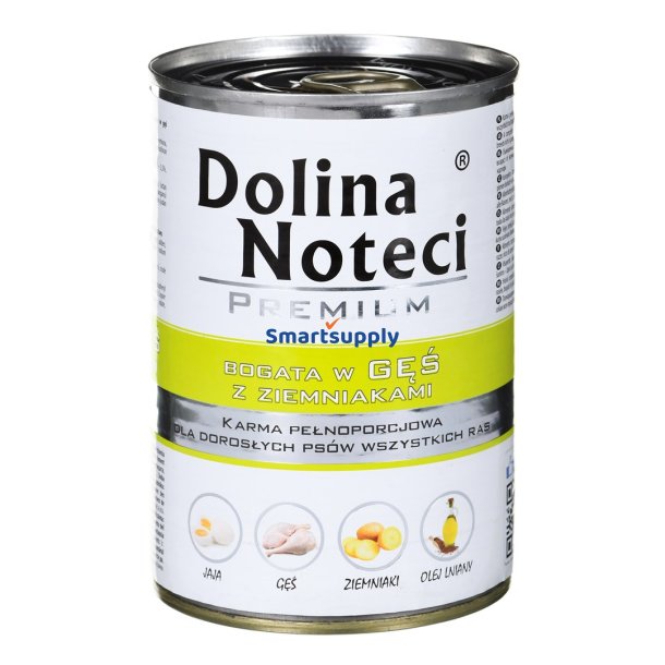 DOLINA NOTECI Premium Rig p gs med kartofler - vdfoder til hunde - 400 g