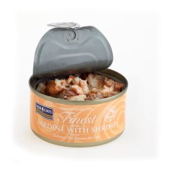 FISH4CATS Sardine with shrimp - vd kattefoder - 70g