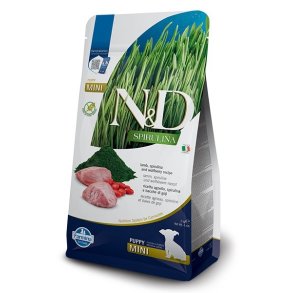 FARMINA N&D Spirulina Lamb Puppy Mini - trfoder til hunde - 2 kg