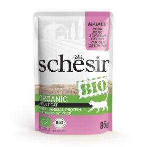 SCHESIR Bio Pork - vd kattefoder - 85 g